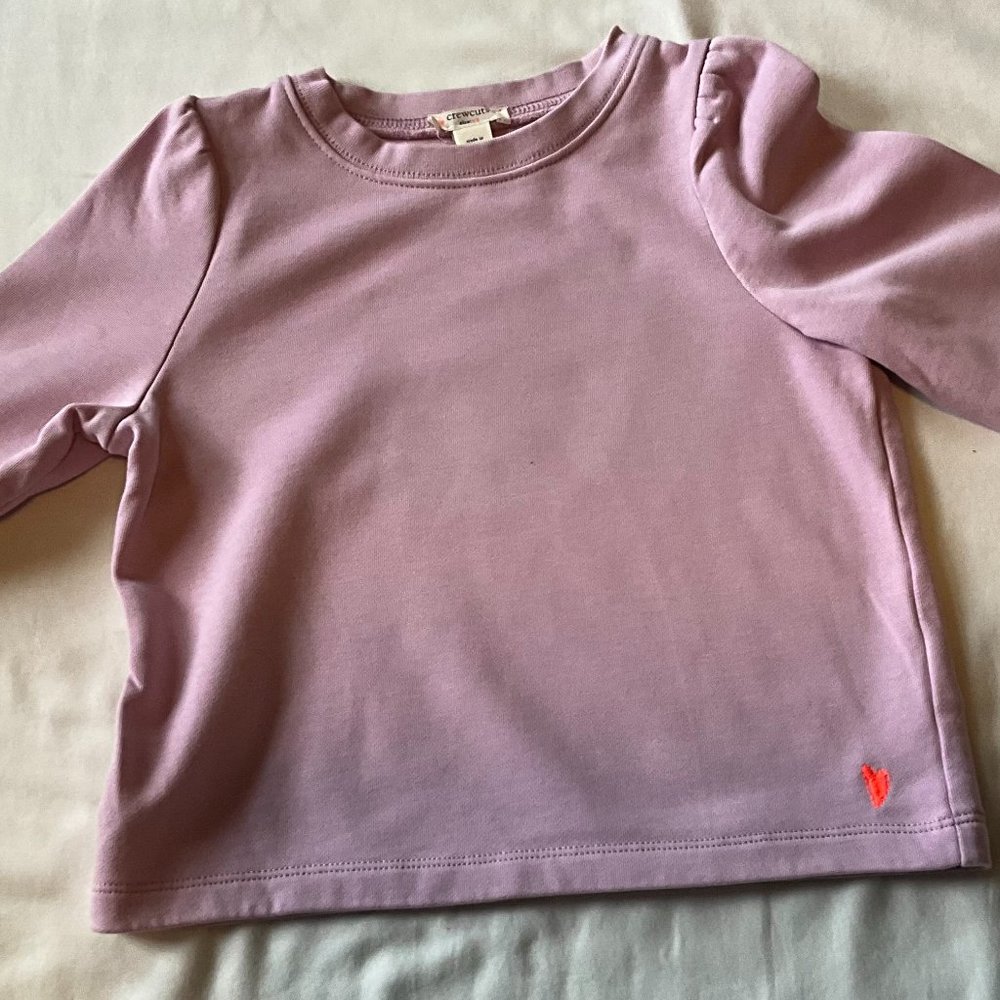 J. Crew Girls Lavender Sweatshirt